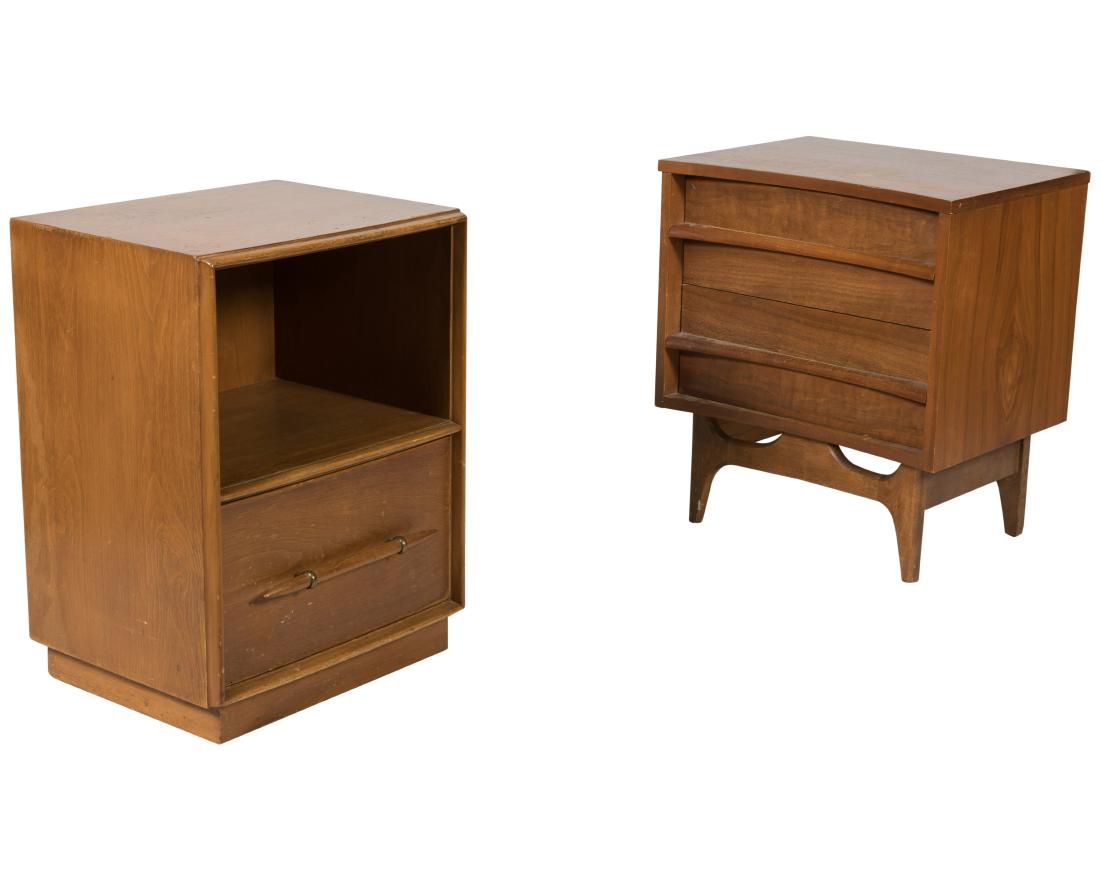 Two Walnut Nightstands (1 of 5)