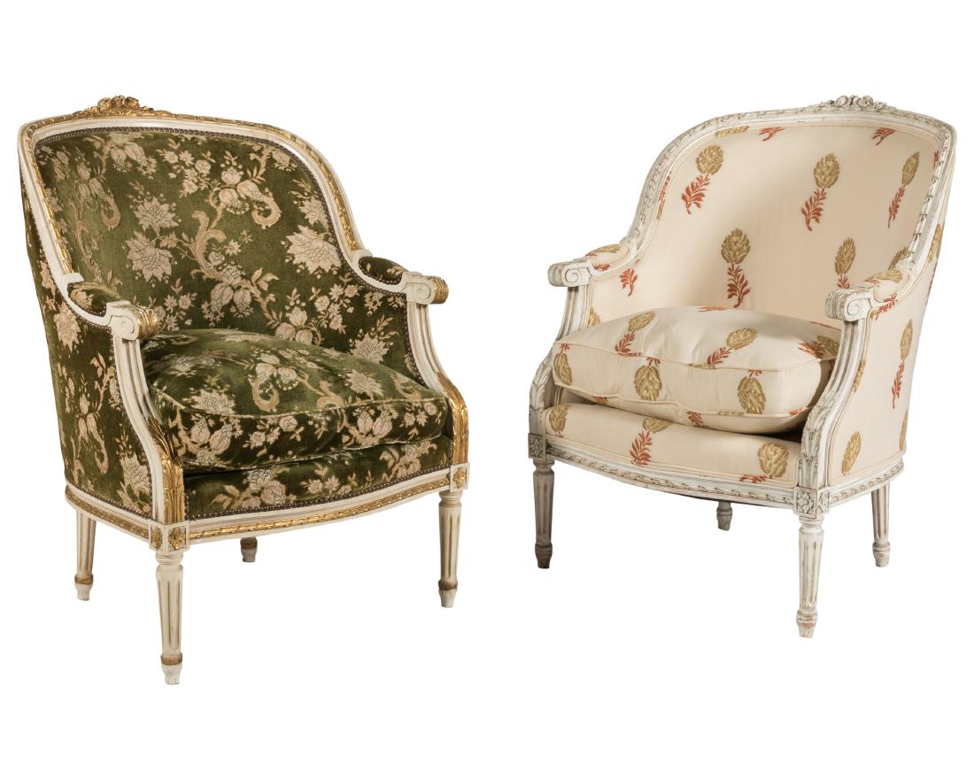 French Bergere Chairs - Pair (1 of 5)