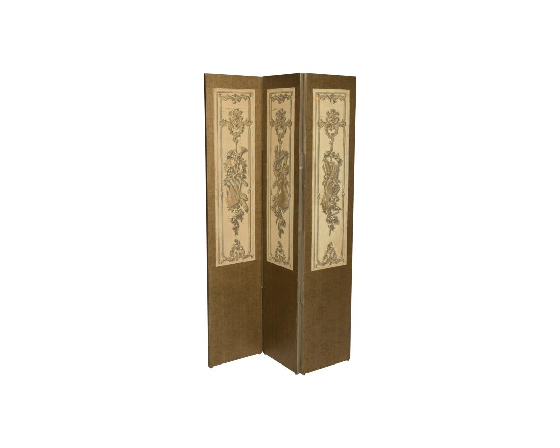 Italian Three Panel Folding Screen (1 of 1)