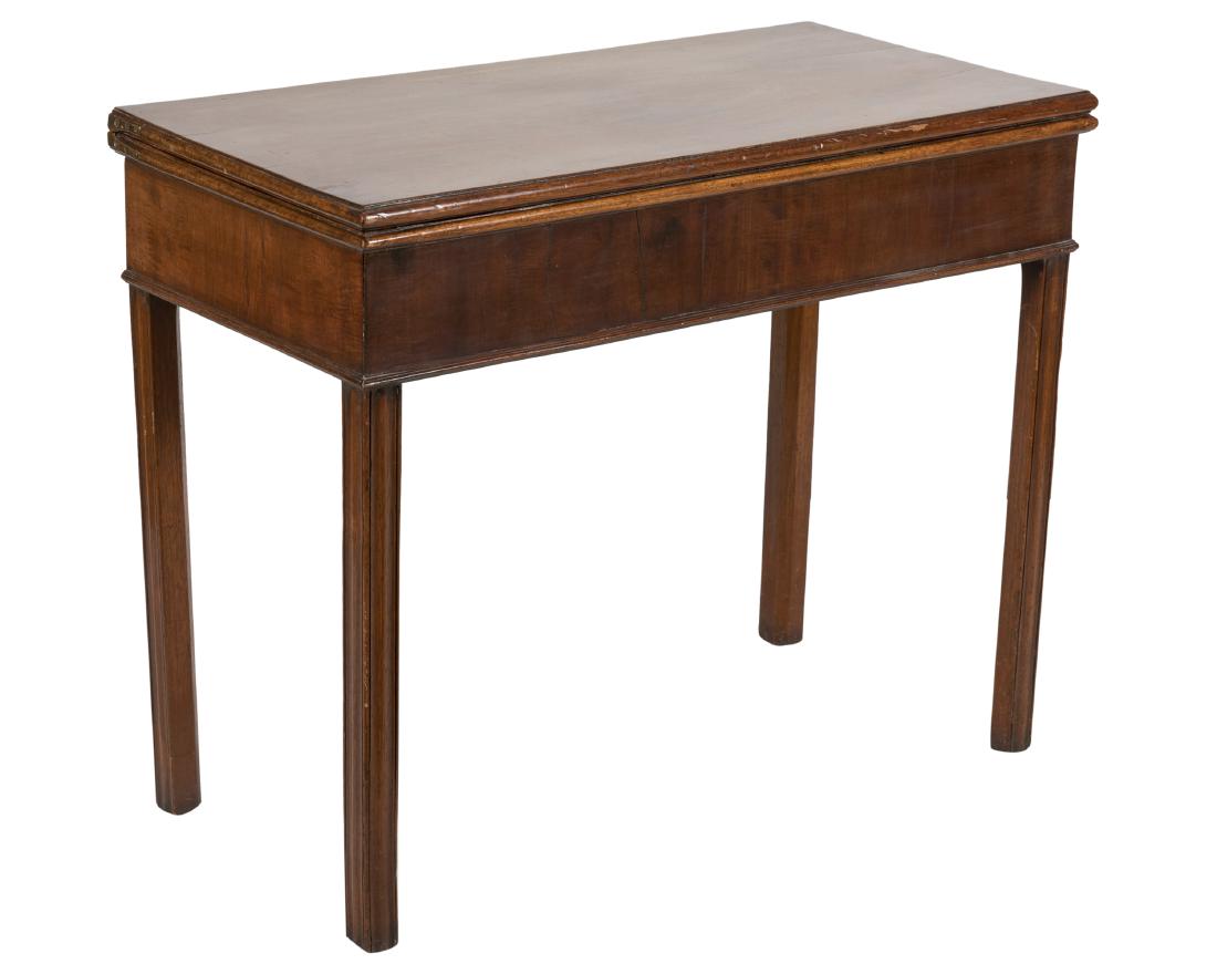 Antique Mahogany Flip Top Game Table (1 of 6)