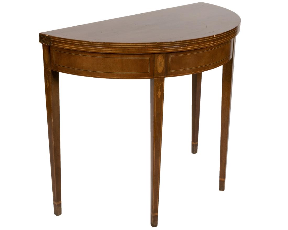 Mahogany Flip Top Game Table (1 of 4)