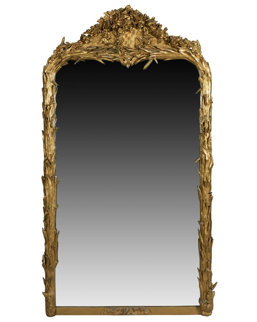 Ornate Victorian Pier Mirror (1 of 3)