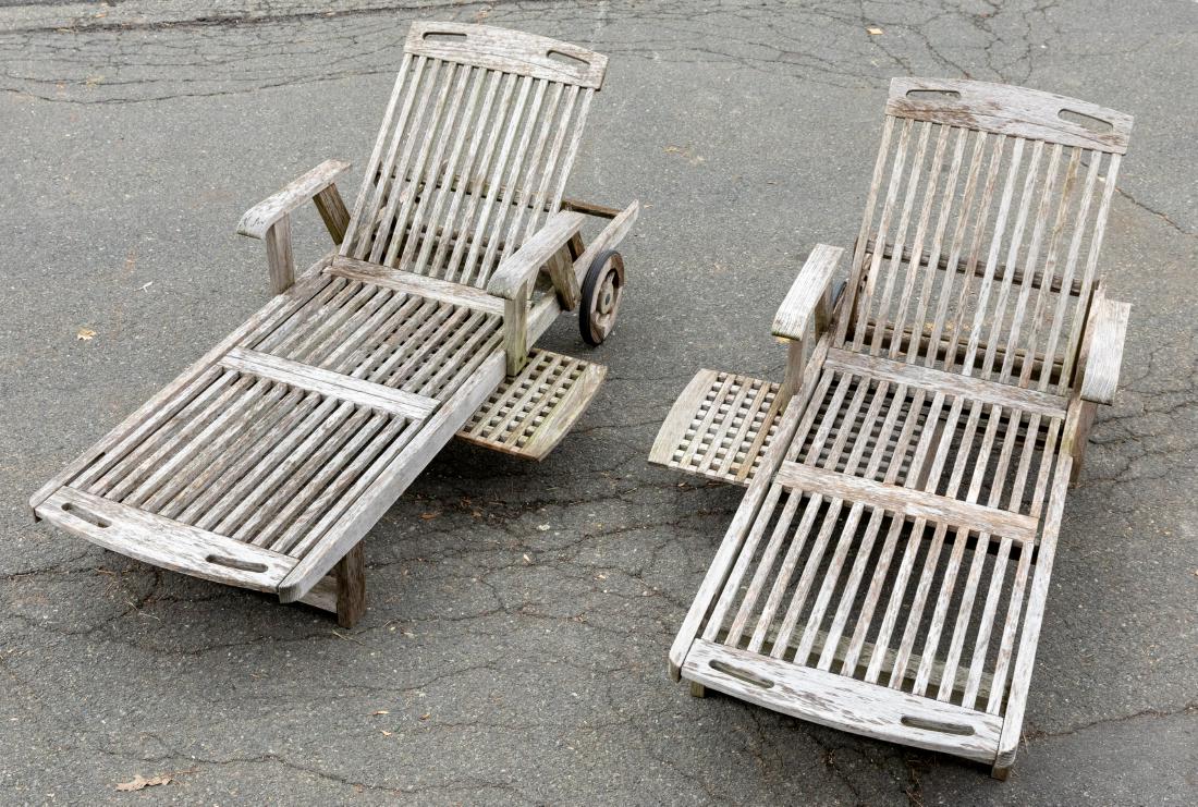 Gloster Bristol England Pair Chaise Lounges (1 of 3)