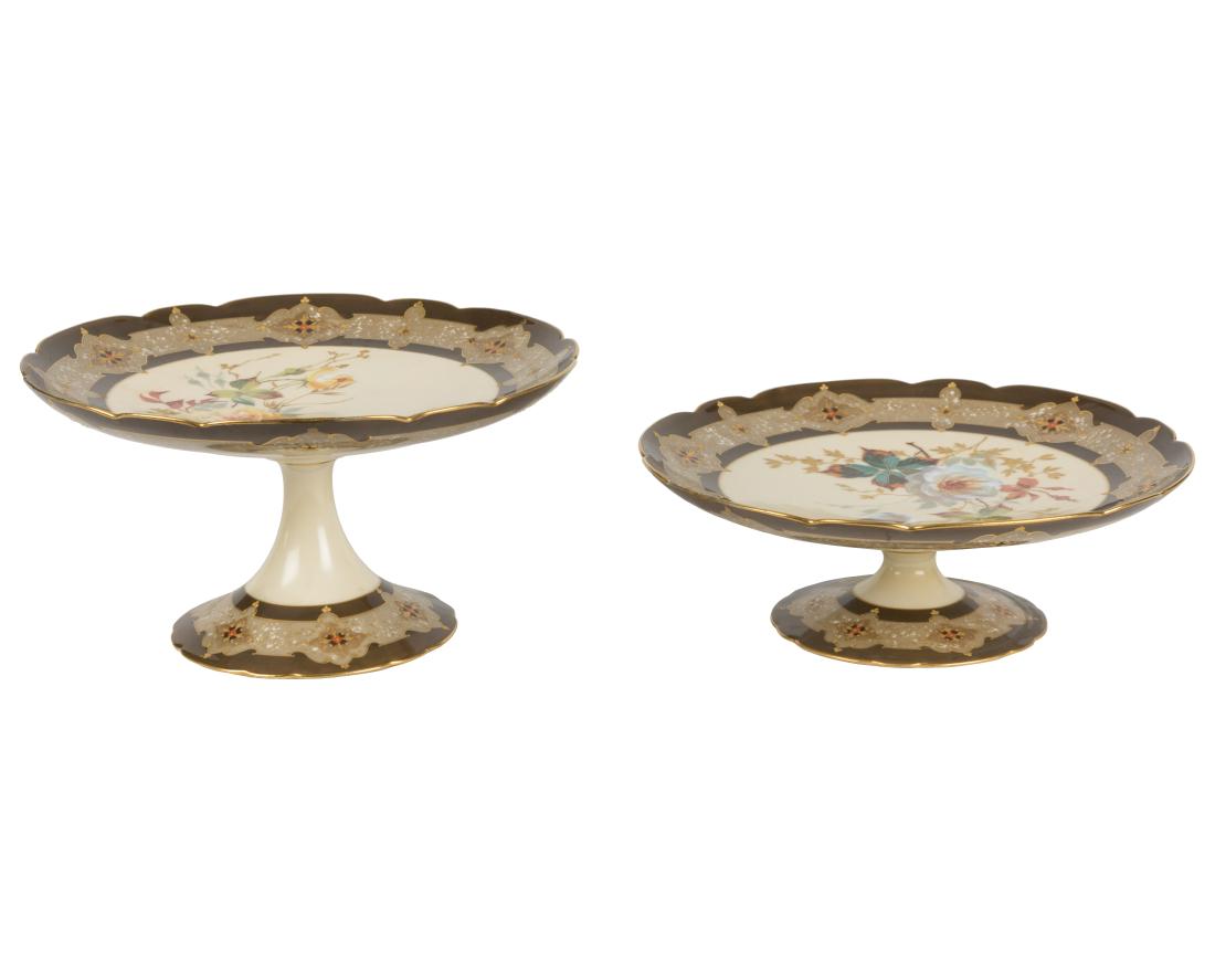 Limoges for Bennett Bros. Compotes - Pair (1 of 4)