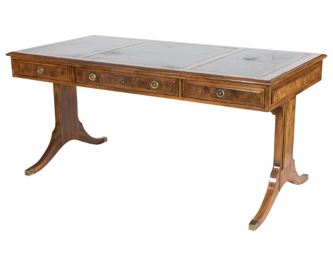 John Widdicomb Leather Top Desk Apr 26 2018 Regency Auction