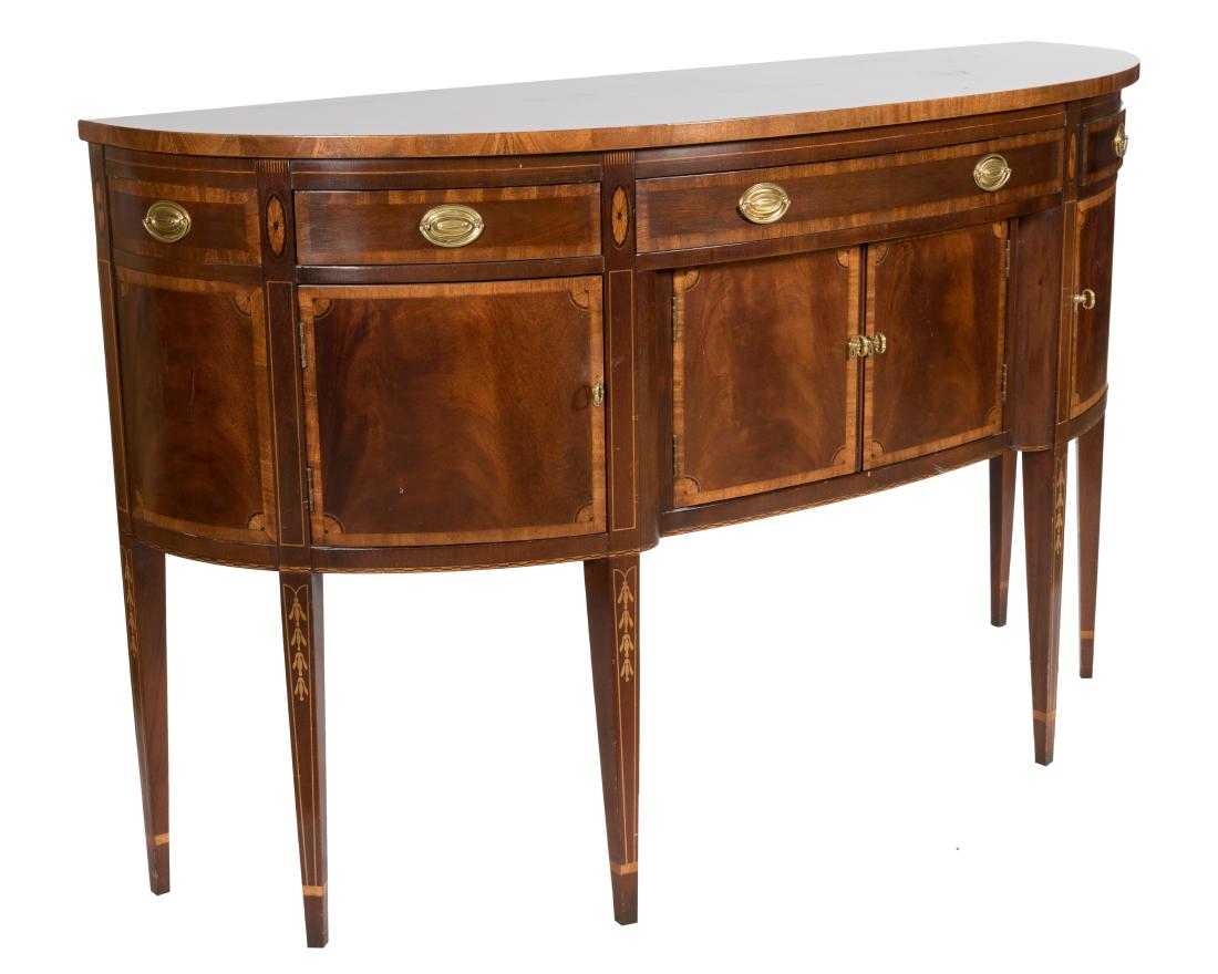 Hickory Demilune Mahogany Sideboard (1 of 6)