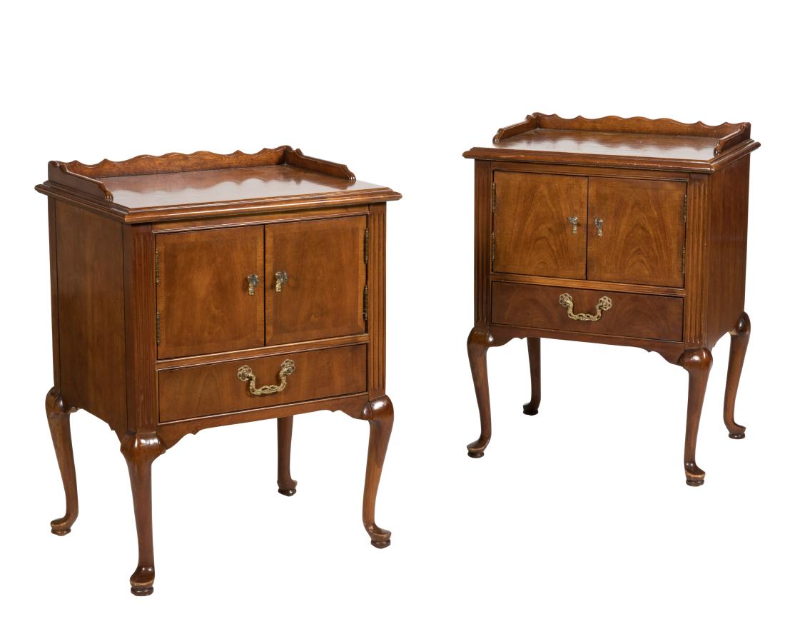Pair Cherry Nightstands (1 of 3)