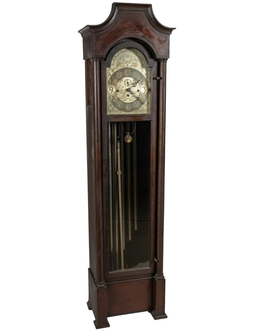 Mahogany Chime Grandfather Clock (1 of 4)