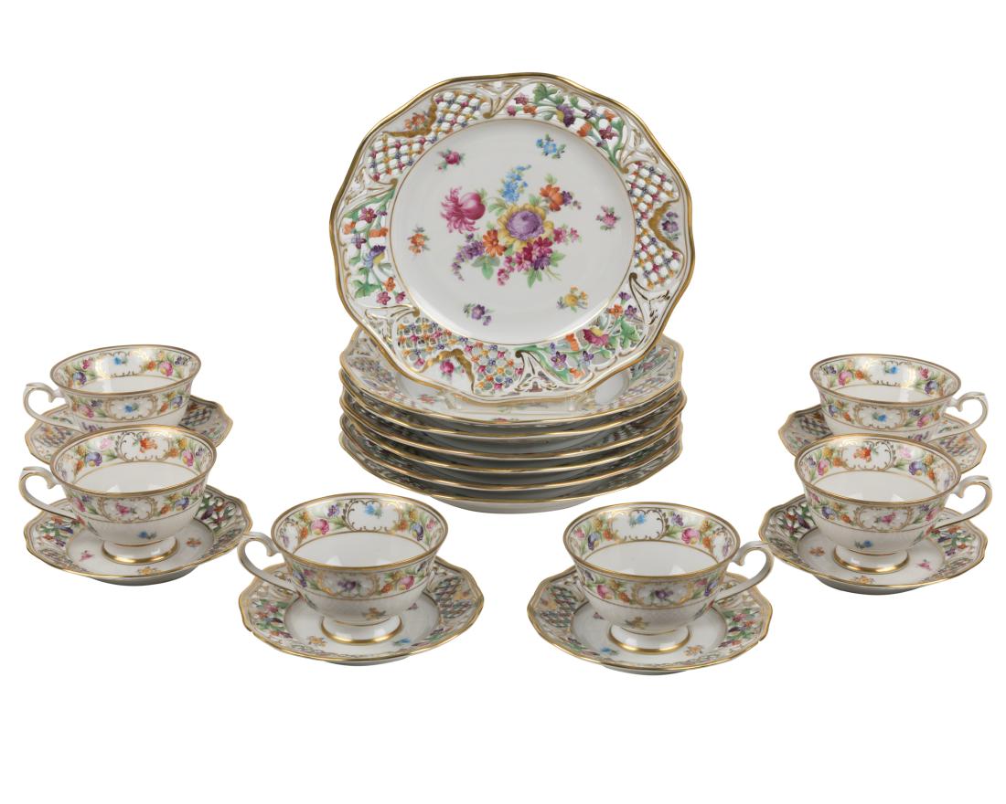 Dresden Luncheon/Dessert Set - 27 Piece (1 of 8)