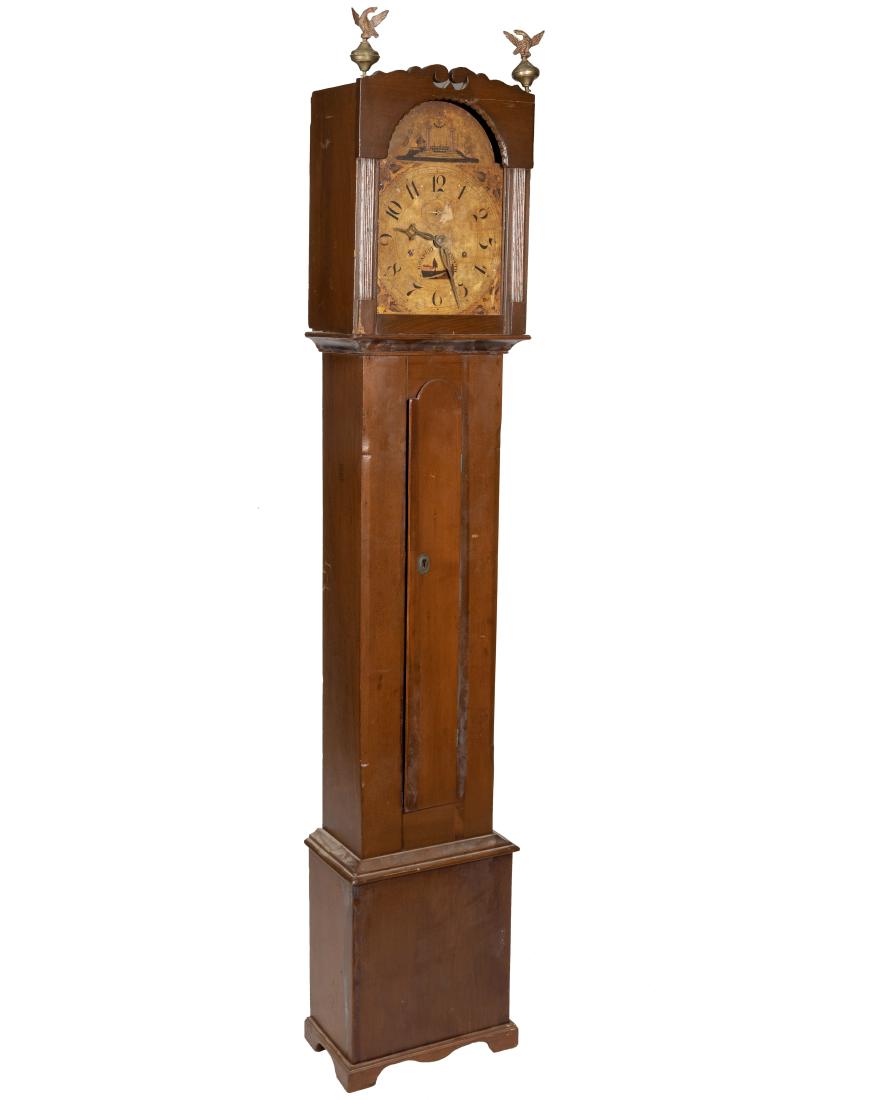 Primitive Antique Grandfather Clock (1 of 6)