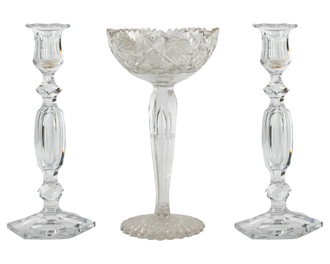 Crystal Candlesticks - Pair (1 of 3)