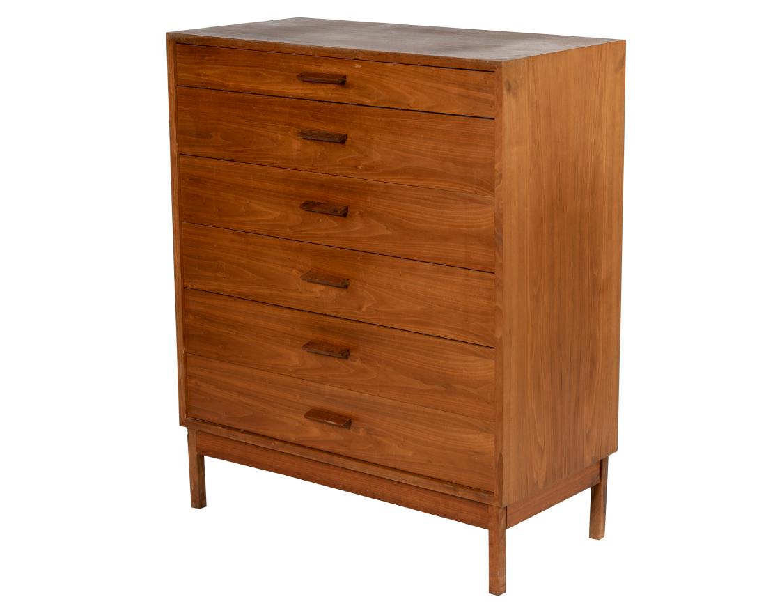 Bench Made Walnut High Chest (1 of 4)