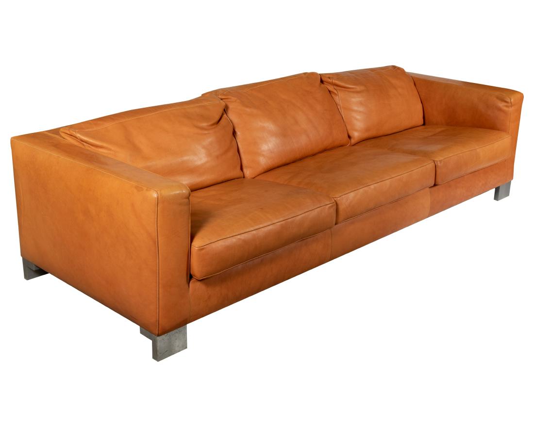 Molinari Italian Leather Sofa (1 of 4)