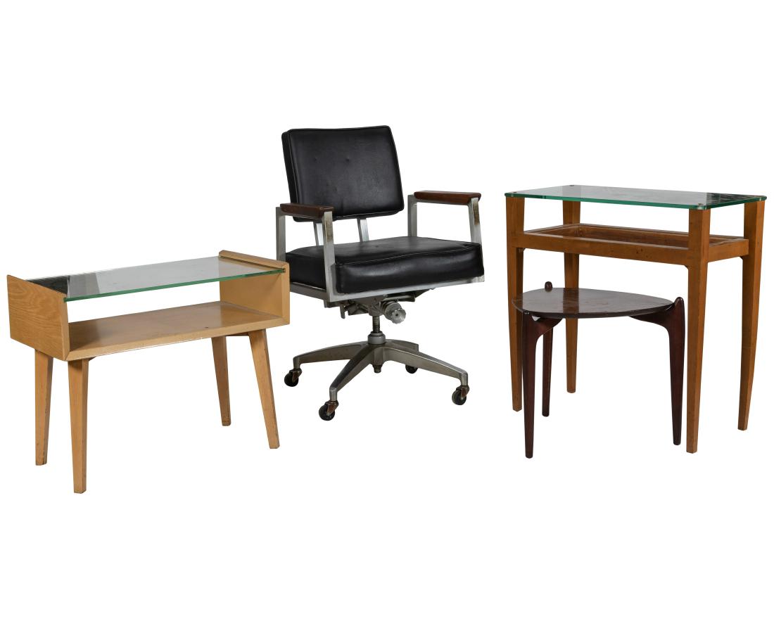 Knoll Style Chair and Three Tables (1 of 3)
