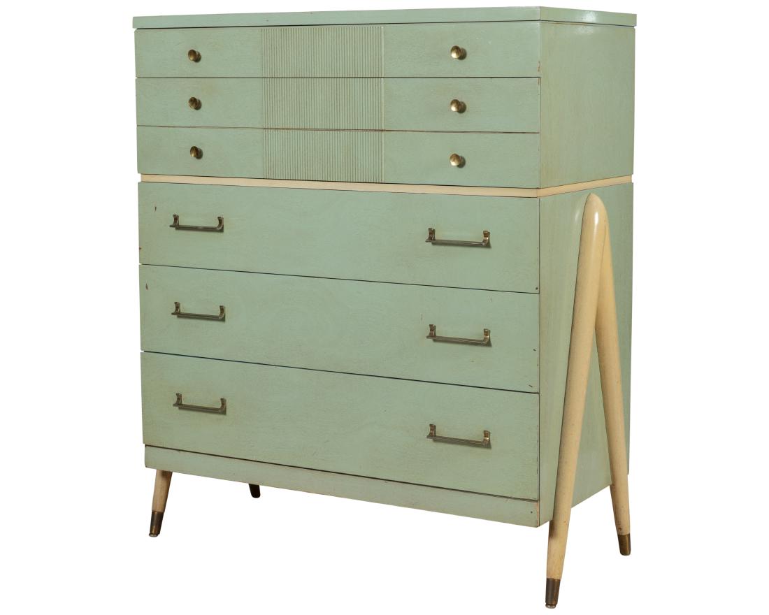 Sieling Modern Painted High Chest (1 of 5)