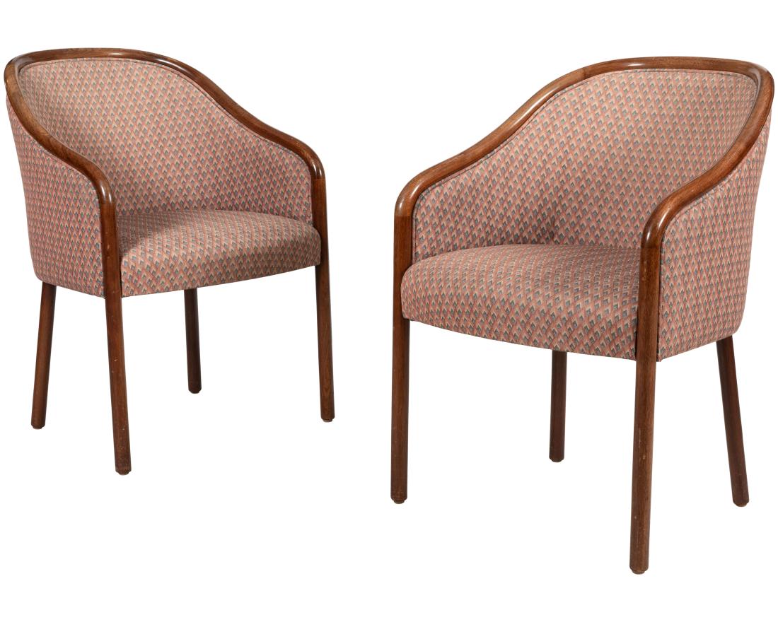 Ward Bennett for Brickel Assoc. Chairs - Pair (1 of 3)