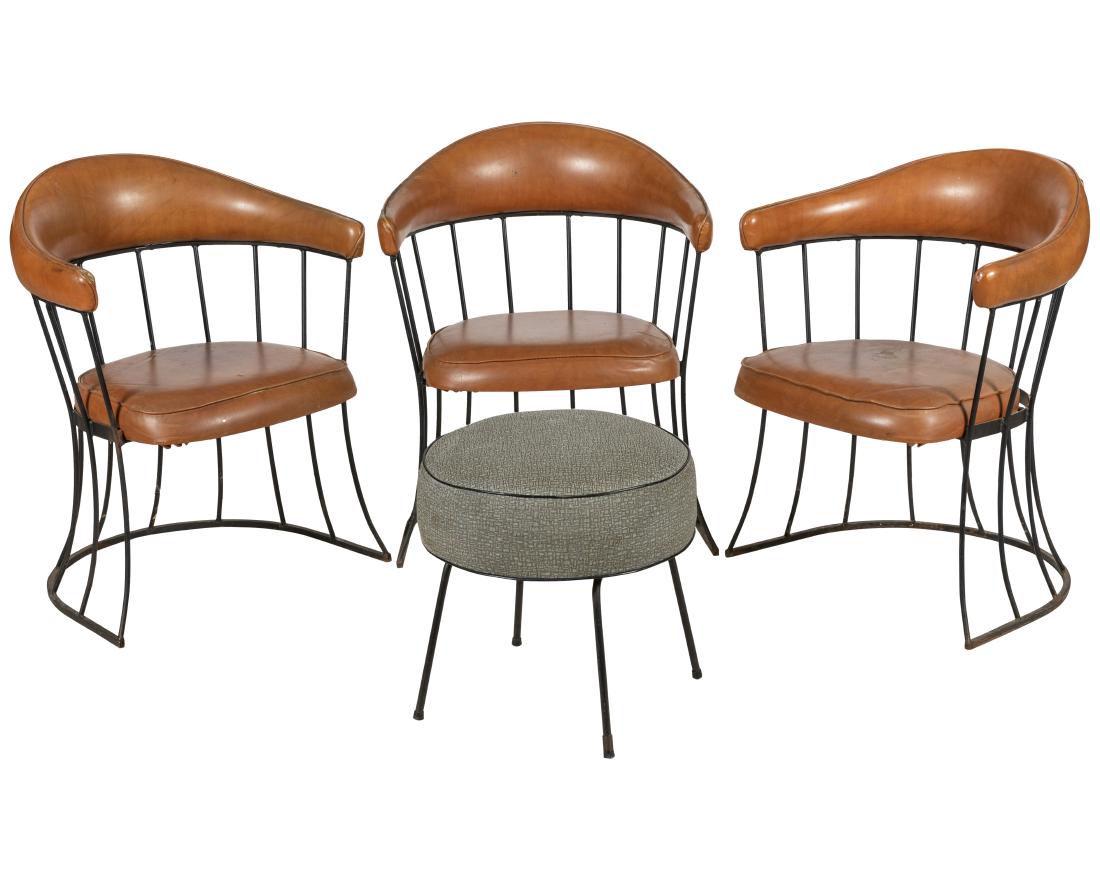 Iron Chairs and Stool (1 of 2)