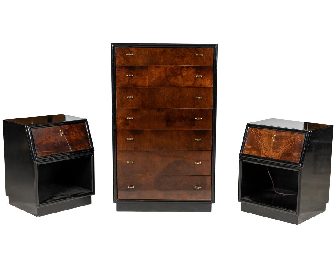Henredon Scene III Nightstands and High Chest (1 of 3)