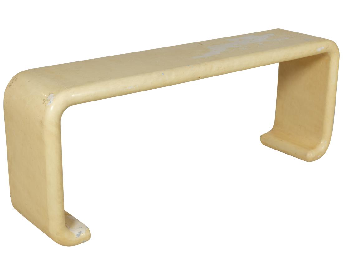 Karl Springer Style Console Table (1 of 2)