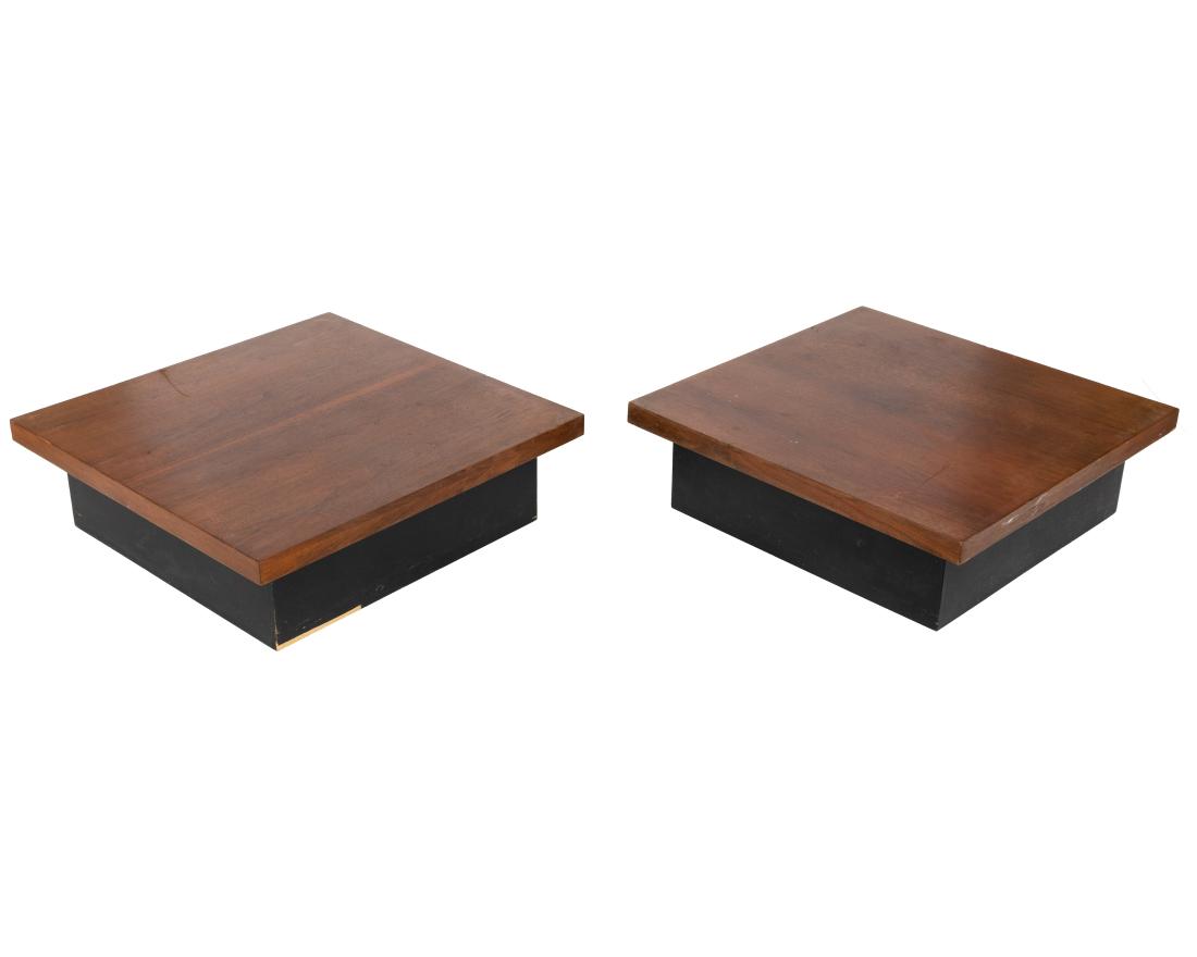 Harvey Probber Style Coffee Tables - Pair (1 of 3)