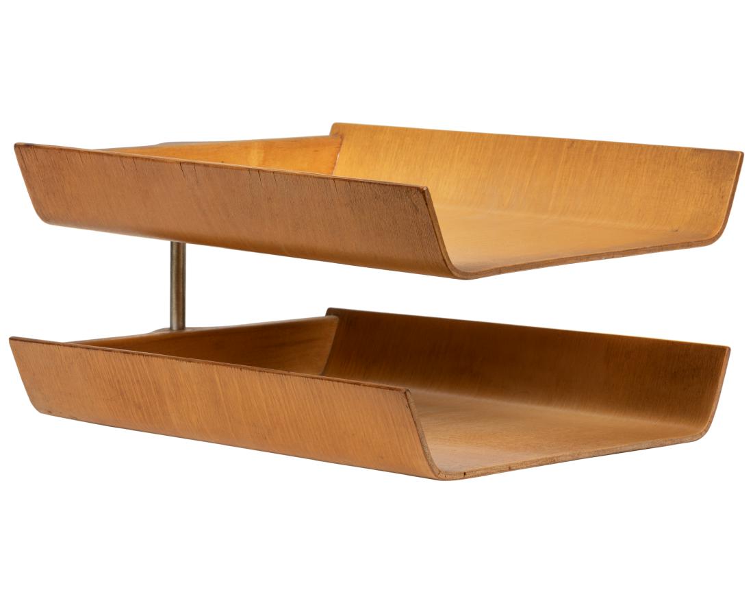 George Nelson Assoc. Paper Tray - Birch (1 of 5)