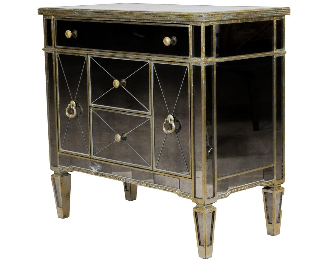Venetian Style Mirrored Chest (1 of 3)