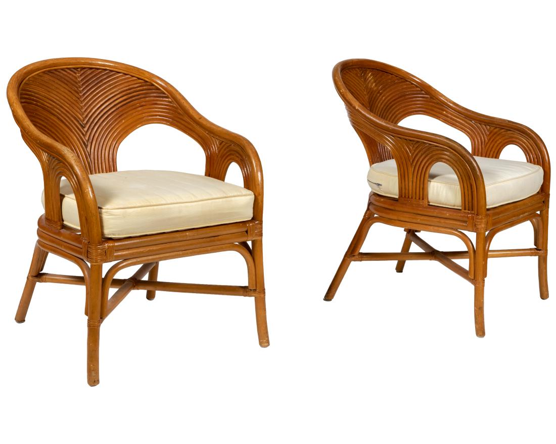 Rattan Chairs - Pair (1 of 3)