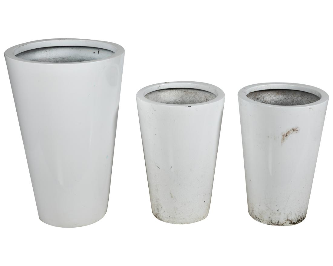 Three Fiberglass Planters (1 of 1)