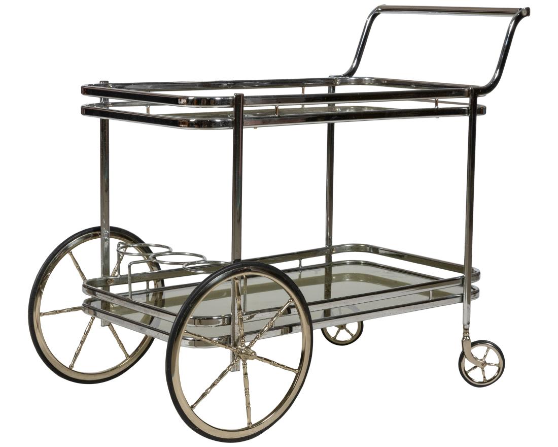 Chrome Bar Cart (1 of 2)