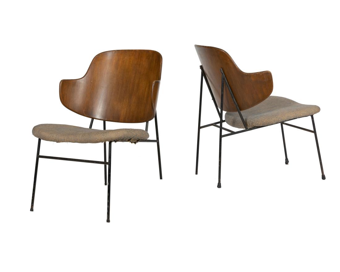 Kofod Larsen Penguin Chairs - Pair: Description - Pair of Kofod Larsen Penguin Chairs. Dimensions - 29" x 21.5" x 24"