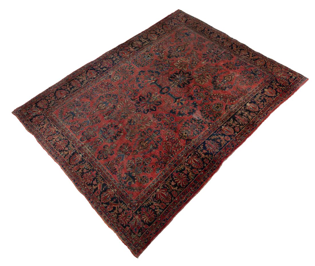 9 x 11.5 Room Size Sarouk Rug (1 of 5)