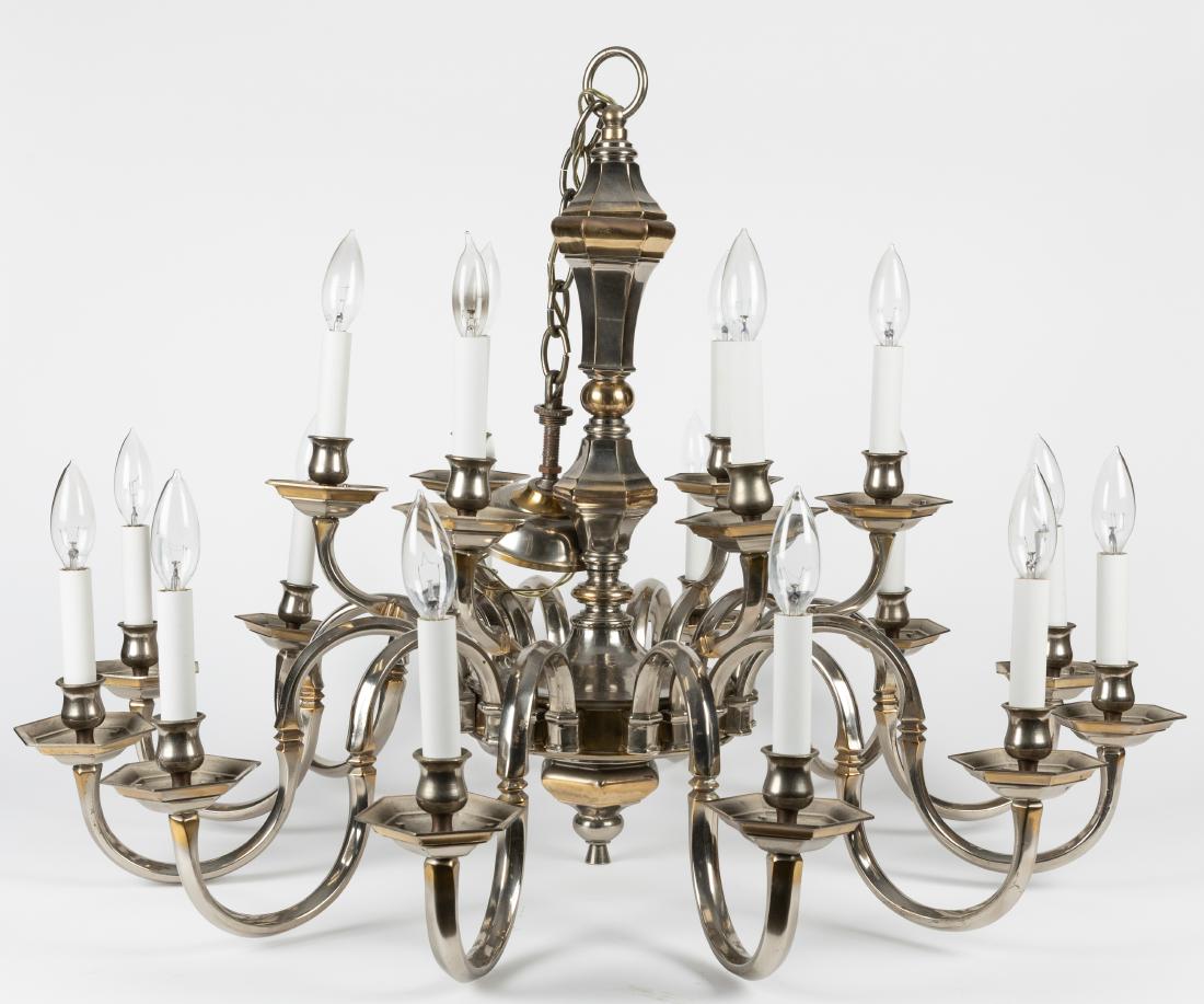 Italian Lamp Art Mod Dep Style Chandelier (1 of 4)