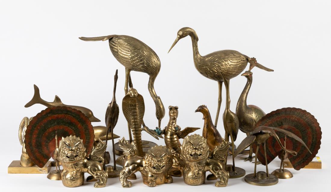 Brass Animals 17 Piece Lot (1 of 2)