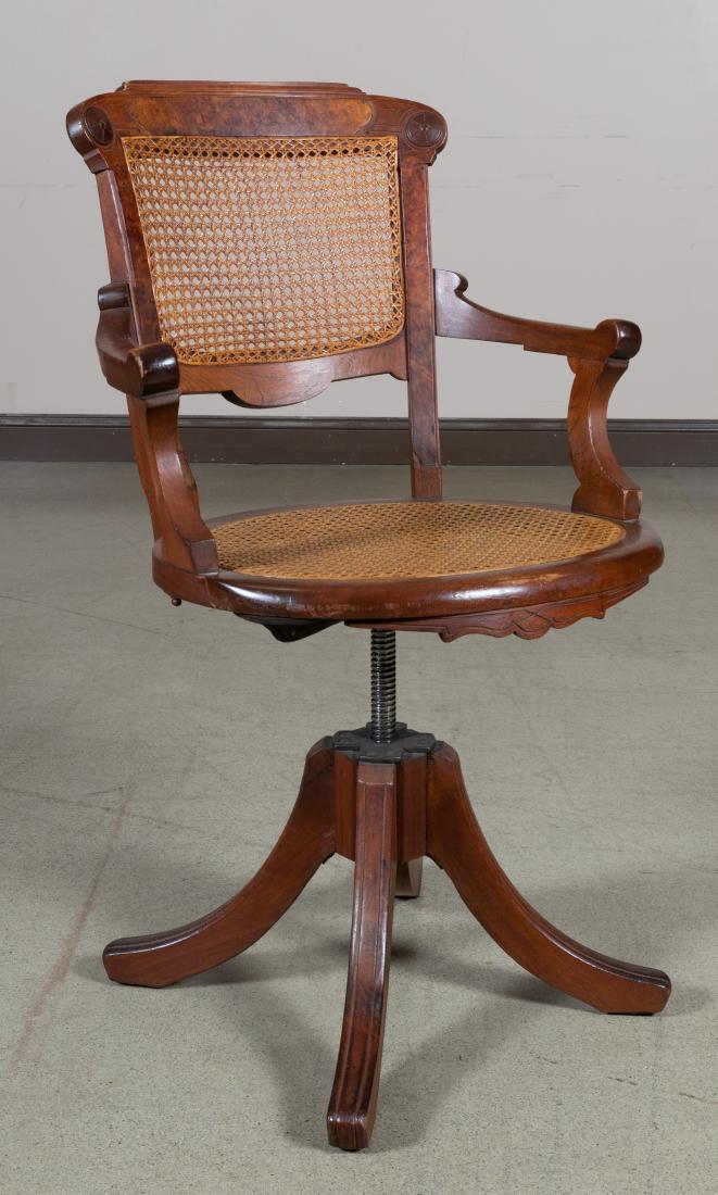 Victorian Walnut Desk Chair (1 of 3)