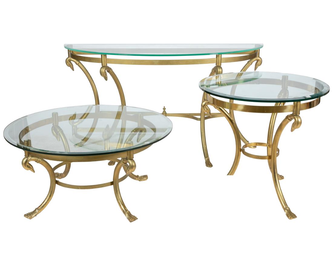Italian Brass Coffee Tables - Signed (1 of 3)