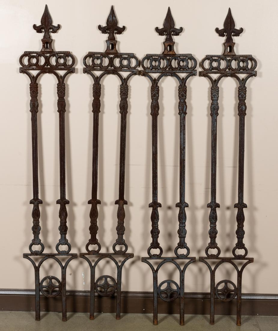 Victorian Cast Iron Fence Sections (1 of 2)