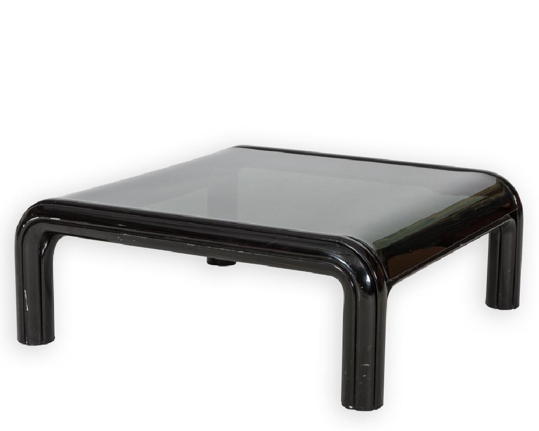 Knoll Glass and Lacquer Coffee Table - Signed (1 of 5)