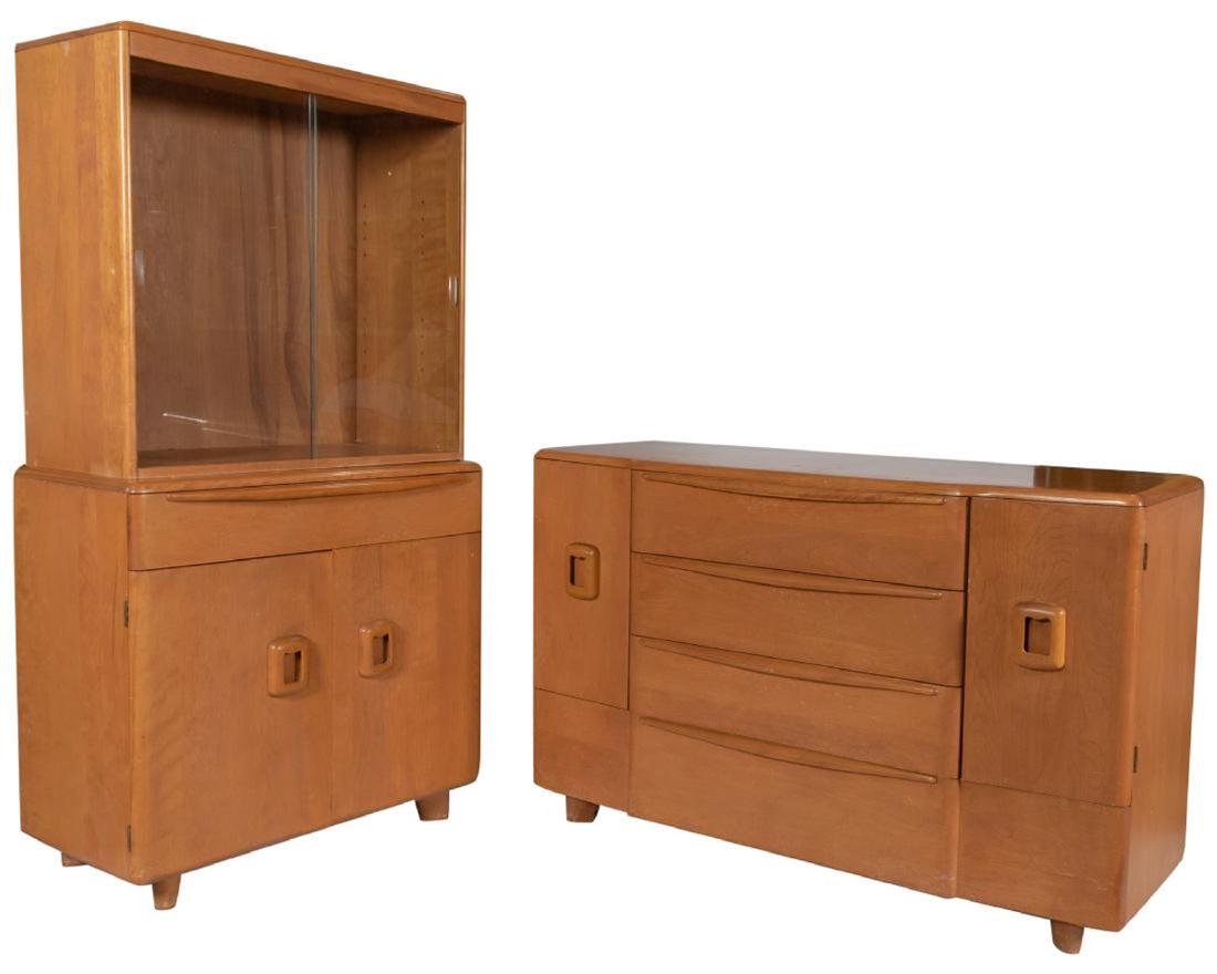 Heywood Wakefield China Closet and Buffet (1 of 3)