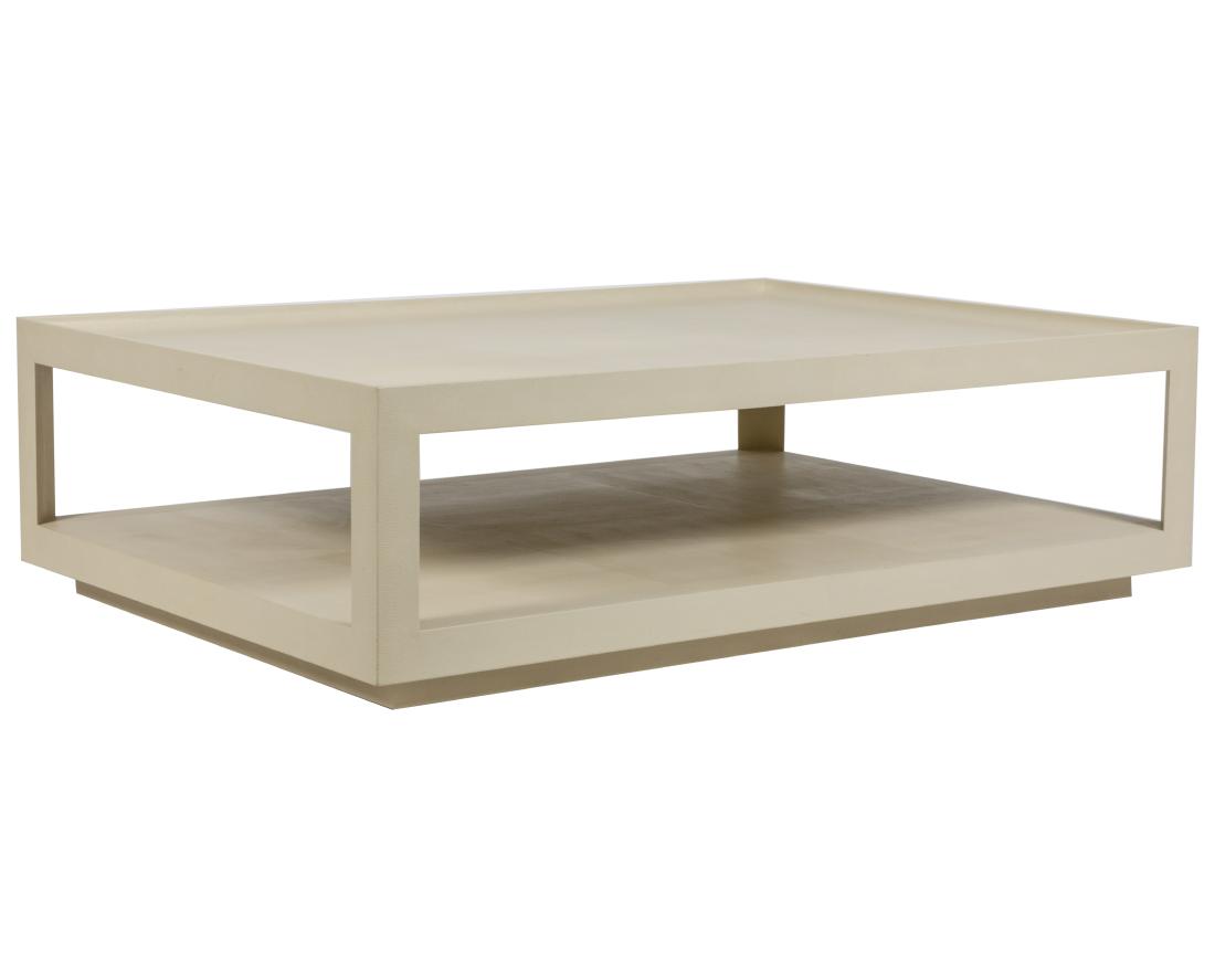 Karl Springer - Faux Snake Skin Coffee Table (1 of 5)