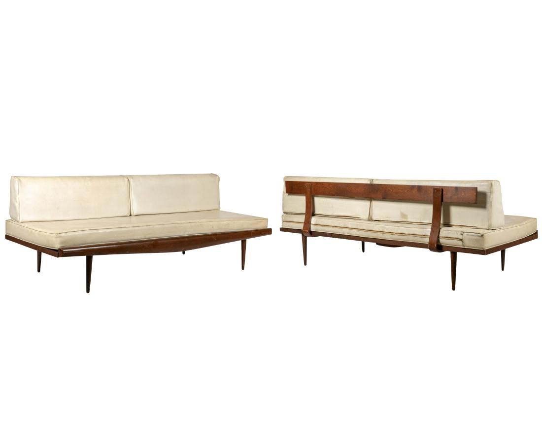 Mid Century Walnut Daybeds - Pair (1 of 5)