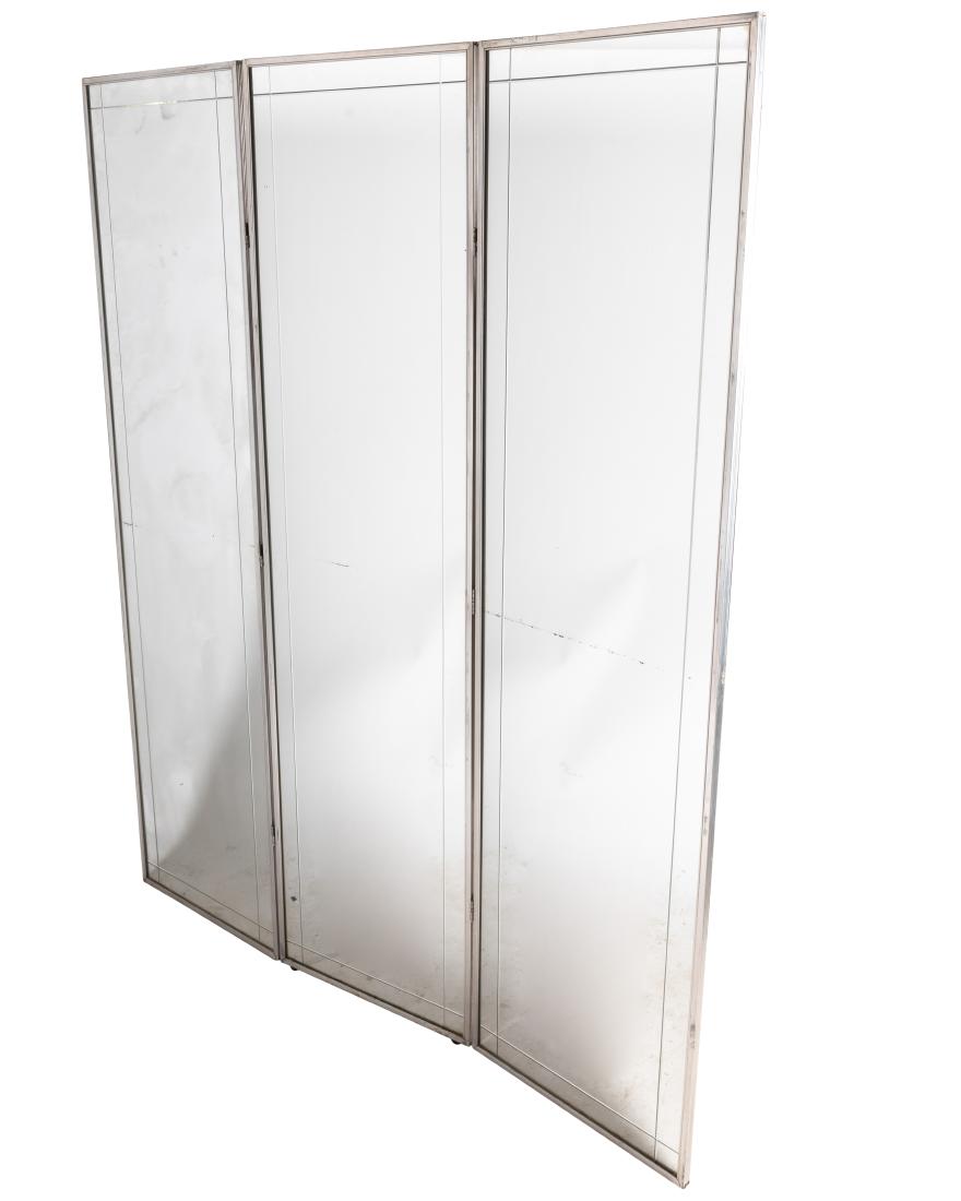 Three Panel Mirrored Screen/Room Divider (1 of 2)