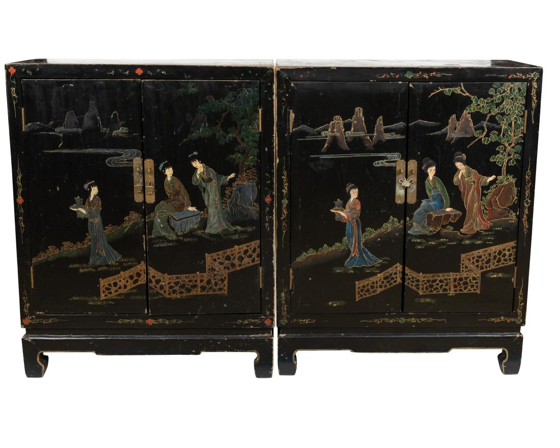 Chinese Decorated Cabinets (1 of 4)