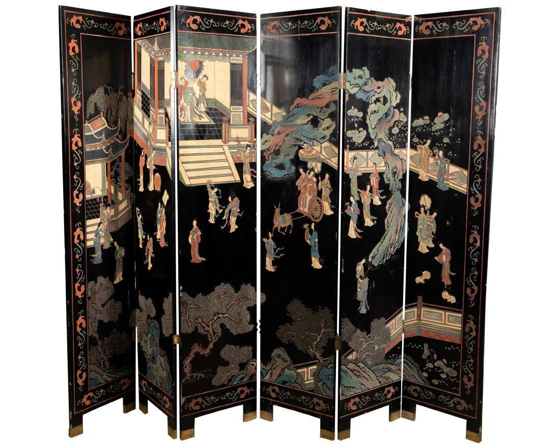 6 Panel Coromandel Screen (1 of 5)