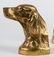 Brass Irish Setter Dog Bookends - 2