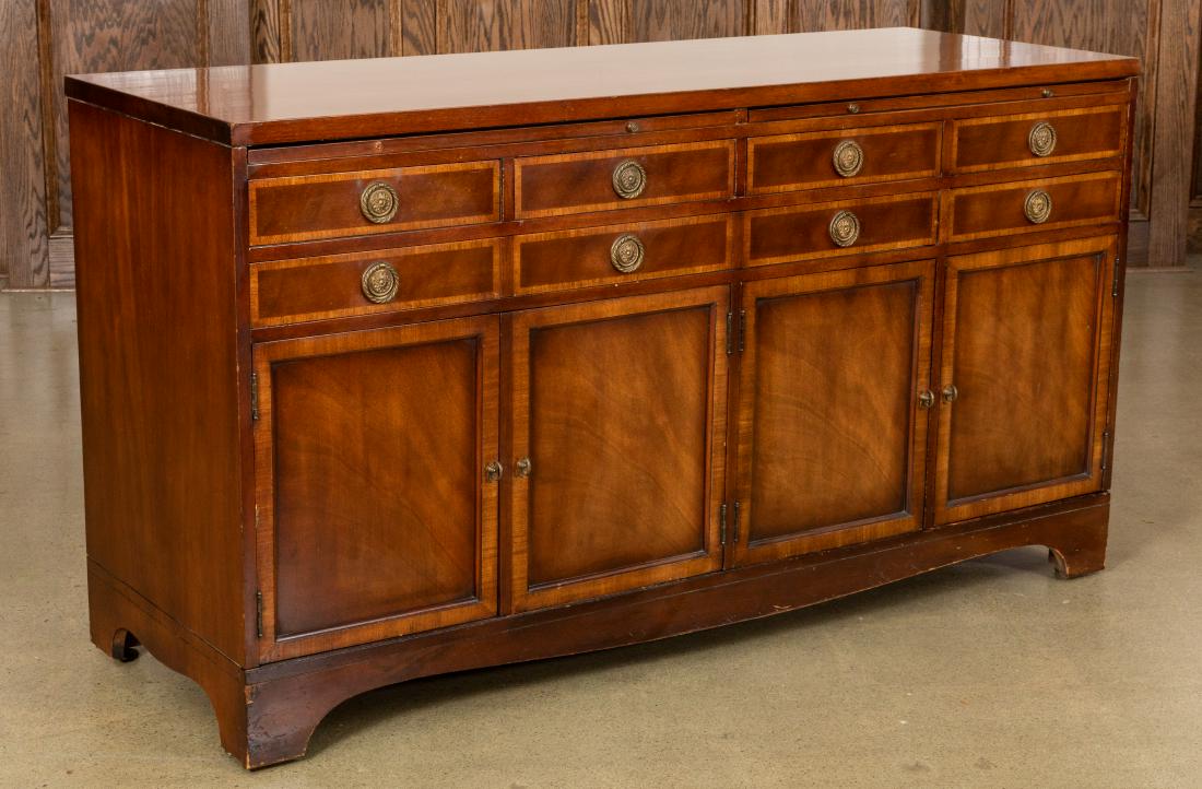 Sligh Mahogany Banded Sideboard (1 of 5)