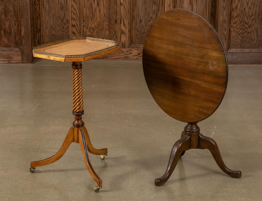 Candle Stand and Tilt Top Table (1 of 5)