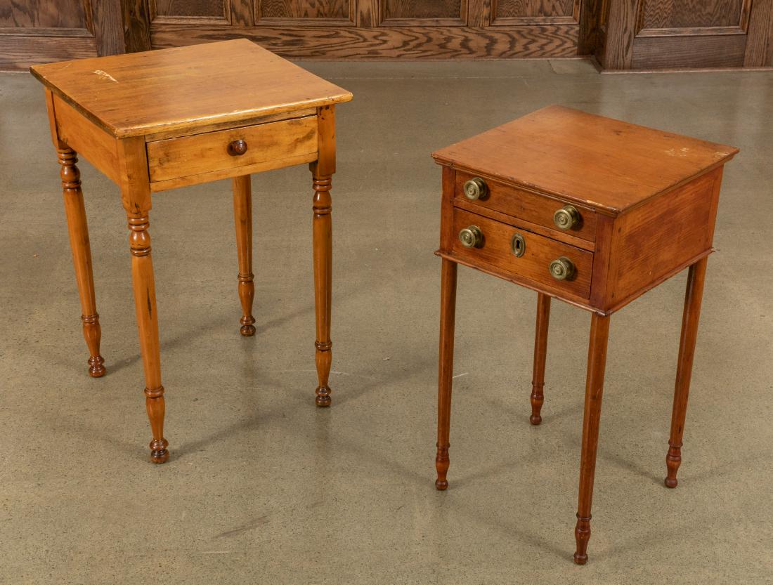 Two Antique Pine Stands (1 of 5)
