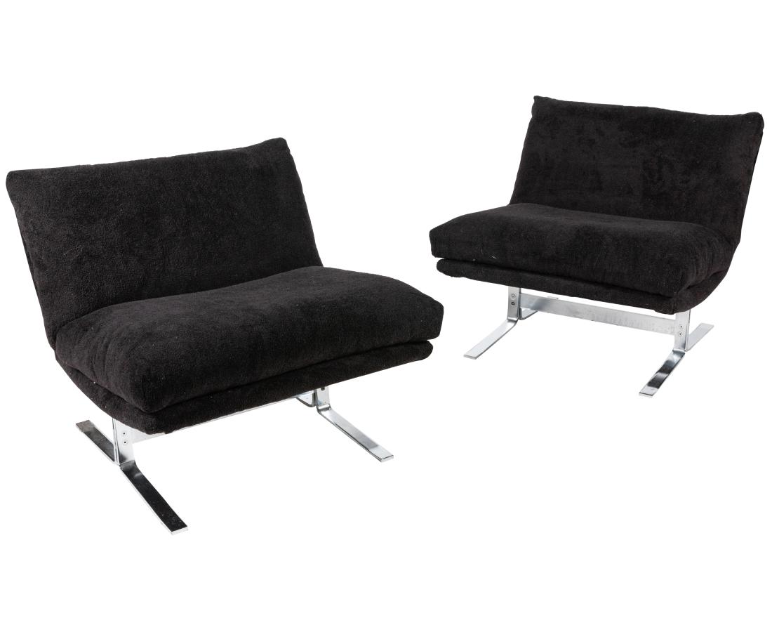 Adrian Pearsall - Craft Associates - Lounge Chairs: Description - Adrian Pearsall for Craft Associates lounge chairs. Dimensions - 28" x 26" x 30"