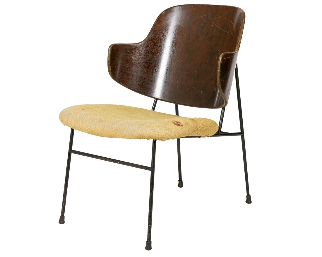 lb Kofod Larsen - Penguin Chair: Description - Kofod Larsen penguin chair. Dimensions - 29.5" x 21.5" x 25"