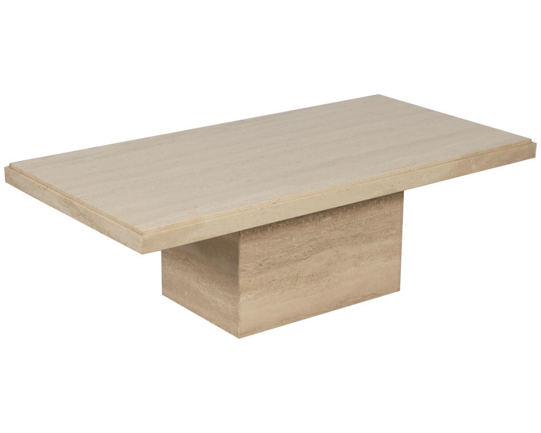 Travertine Marble Coffee Table (1 of 1)